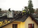 Dachstuhlbrand Koeln Bocklemuend Untere Dorfstr P160